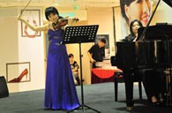 大上海时代广场举办王之炅小提琴音乐会 BG大游钢琴赞助 